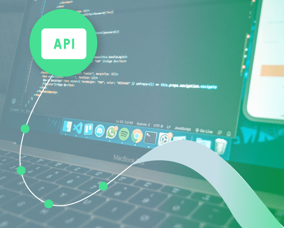 Laptop showing prerequisite API testing