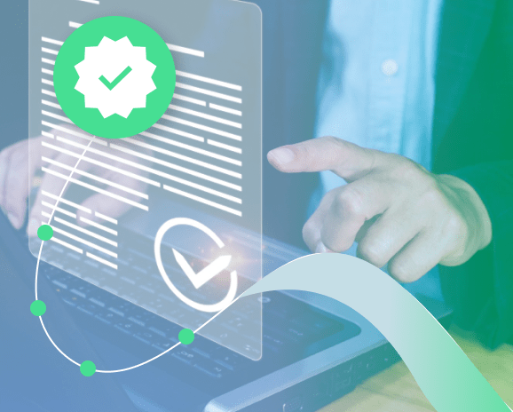 Finger pointing on document verification