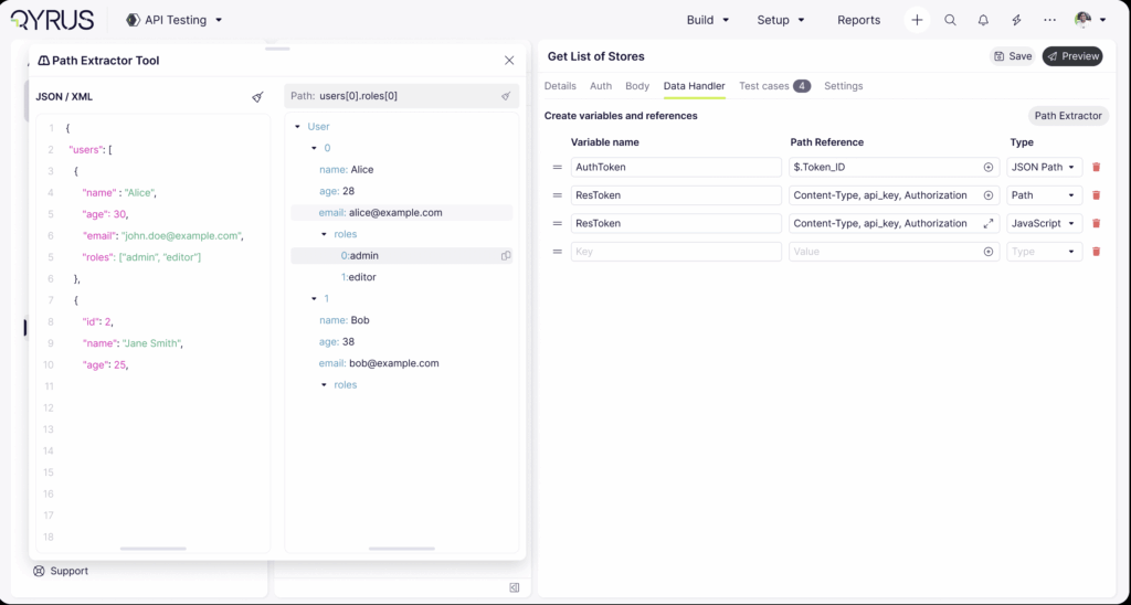 JSON Path Extractor
