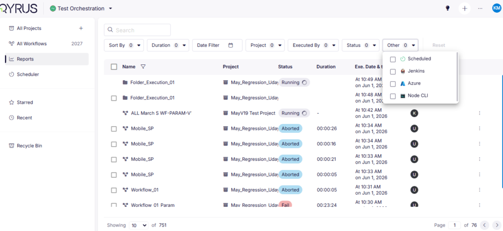 Enhanced Report Page Filters