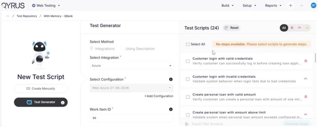 Two-Stage Test Generation